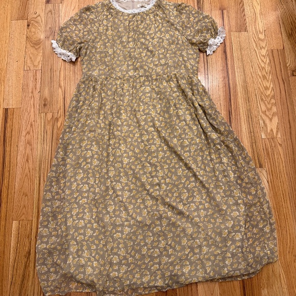 NEW NWT ROOLEE WILDE FLORAL midi maxi  dress with lace detail Size  XXL 2X - Picture 2 of 10